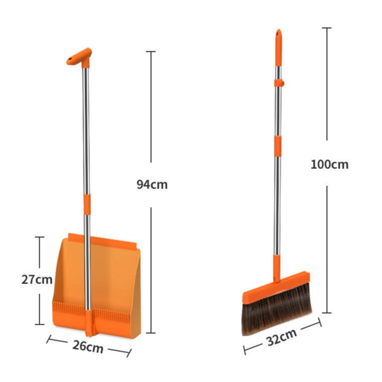Sikunuo | Magnetic Self-Cleaning Foldable Broom