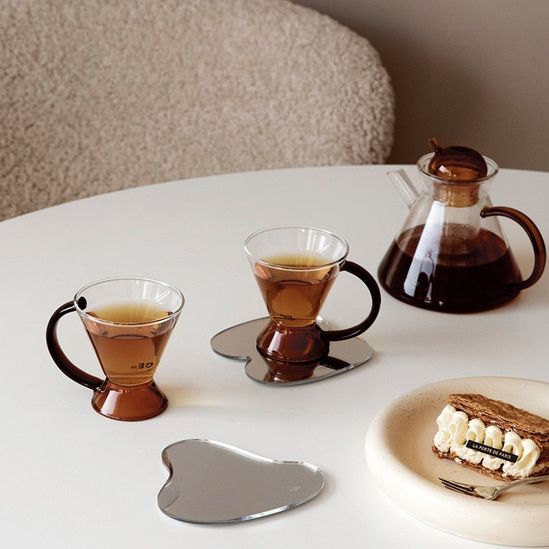 Sikunuo | Nordic Irregular Mirror Drink Coaster