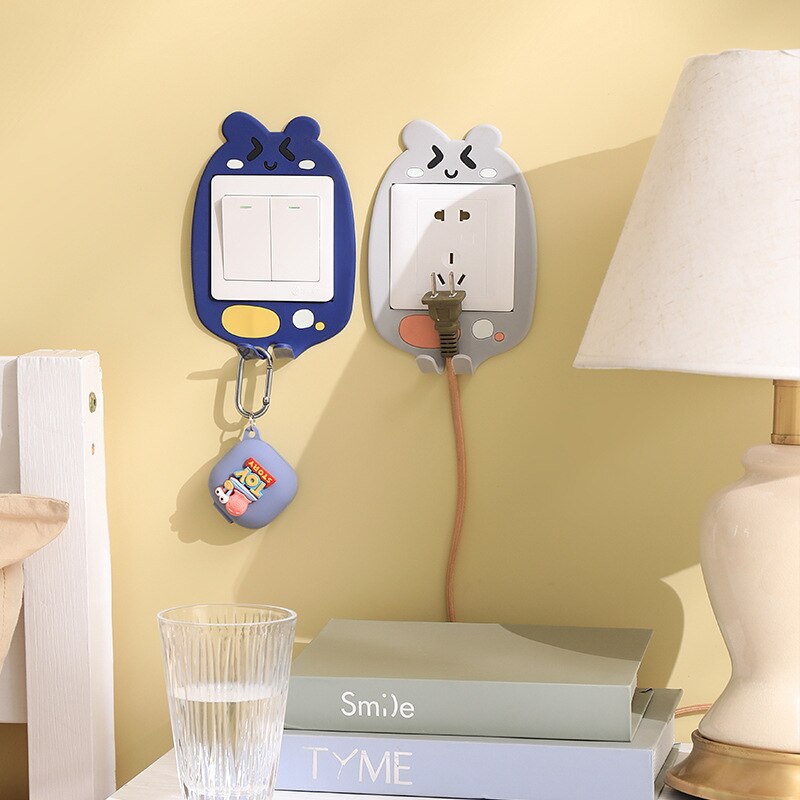 Sikunuo | 3D Luminous Cartoon Hook Outlet Sticker