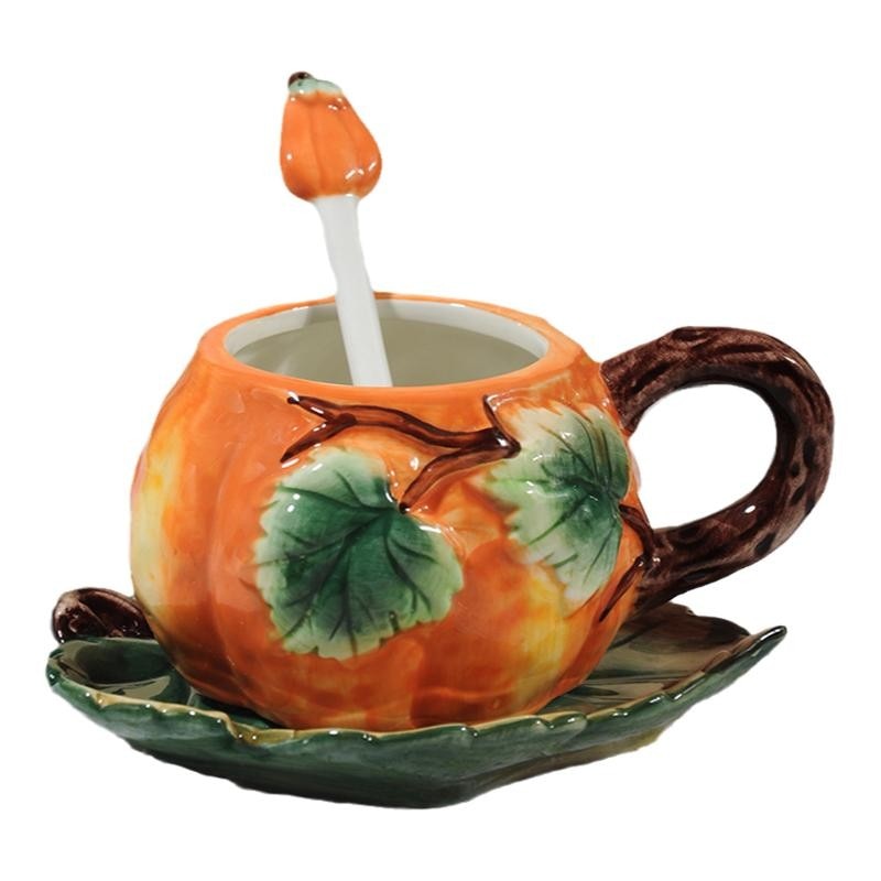 Sikunuo | Creative Ceramic Pumpkin Mug Set