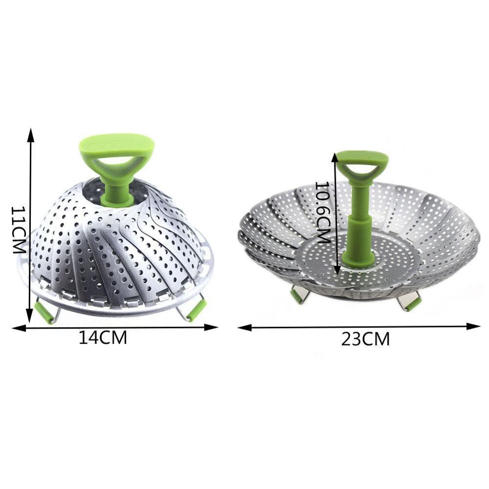 Sikunuo | Stainless Steel Foldable Steamer Basket