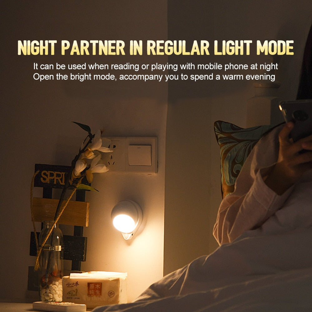 Sikunuo | 360 Rotating Water Drop Magnetic Night Lamp