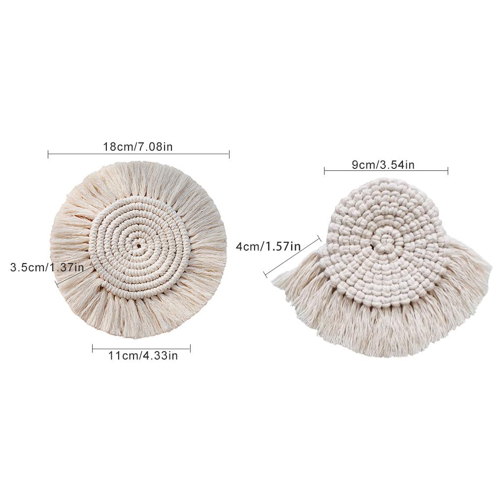 Sikunuo | Nordic Macrame Cup Cloth Coaster
