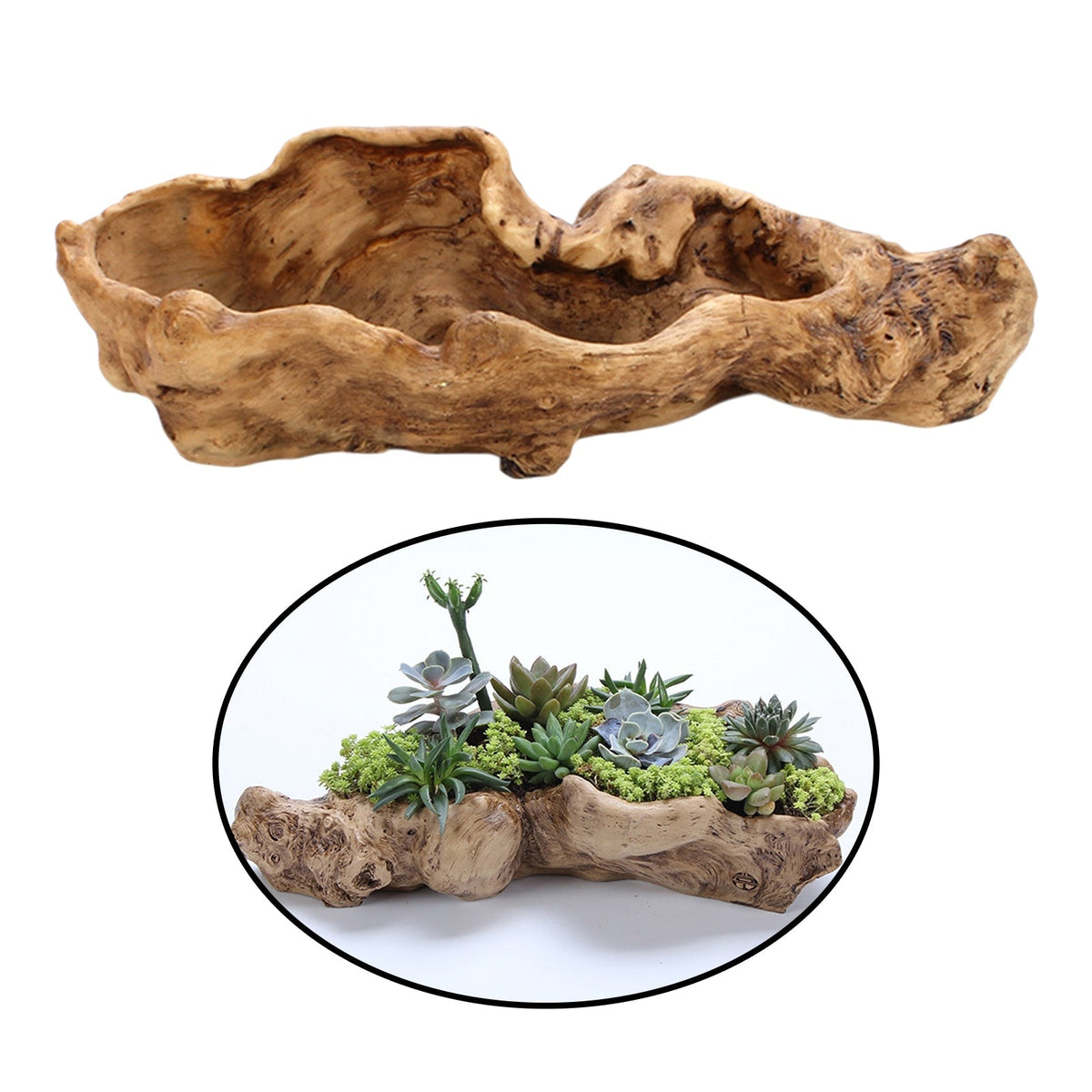 Sikunuo | Resin Tree Wood Table Vase