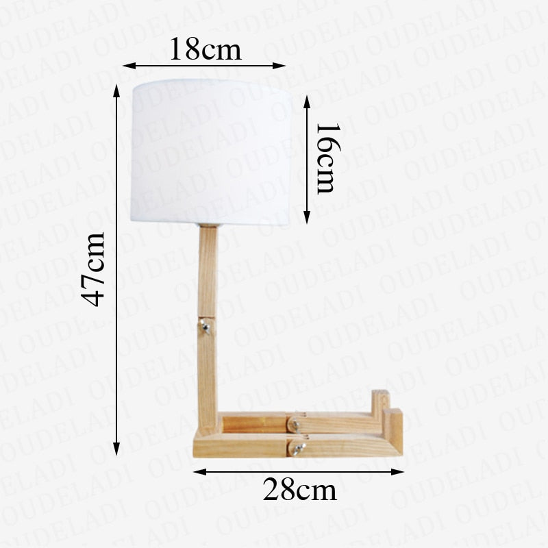Sikunuo | Thinker Wooden Robot Modern Night Lamp