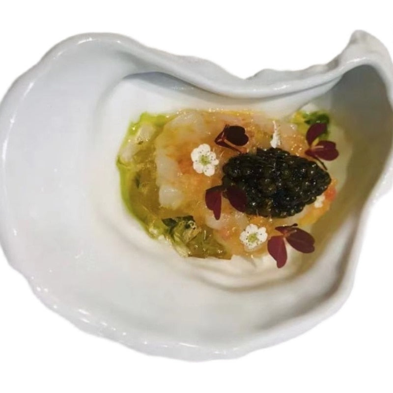 Sikunuo | Oyster Shaped Ceramic Plate