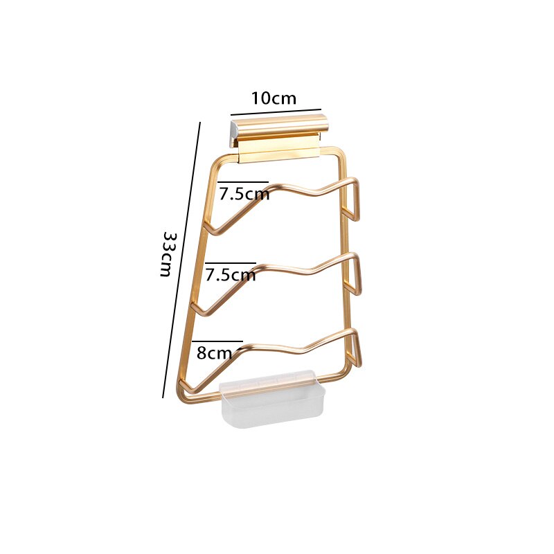 Sikunuo | Wall-Mounted Extreme Pot Lid Holder Rack