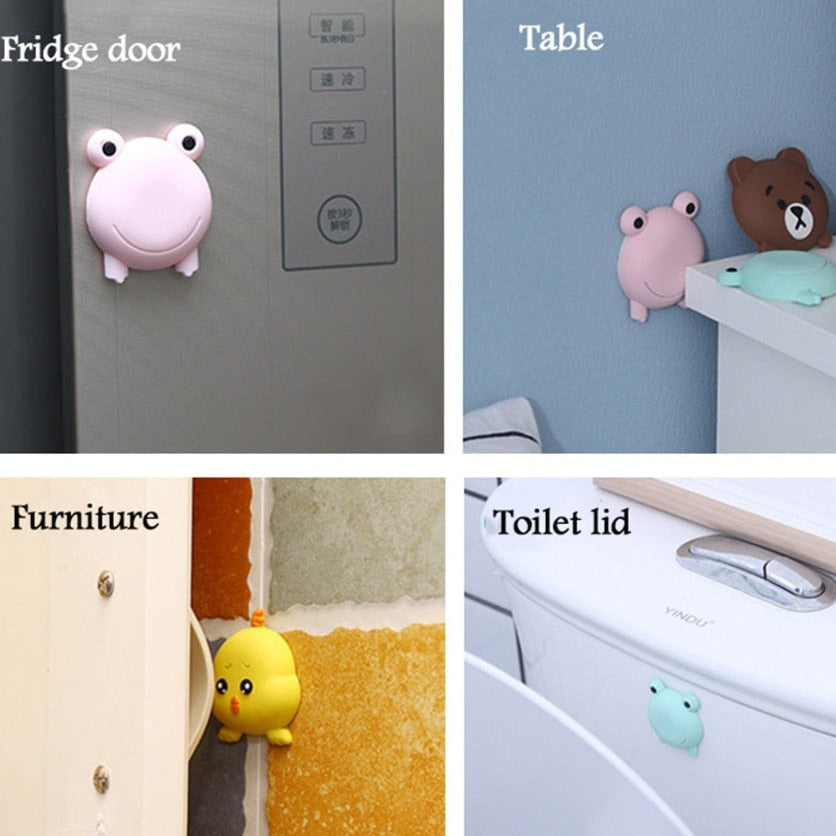 Sikunuo | Cute Animals Wall Bumper Protector Stickers