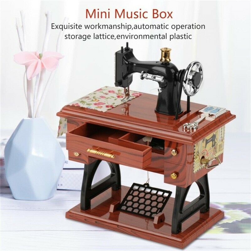 Sikunuo | Mini Craft Retro Sewing Machine Decor