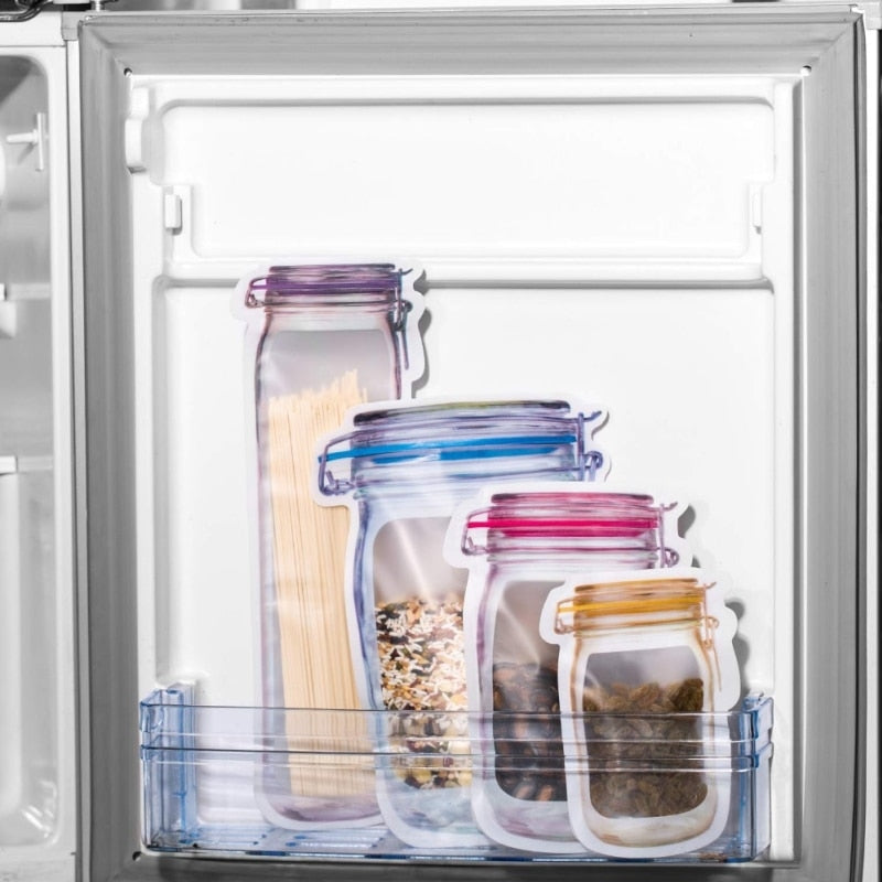 Sikunuo | Reusable Transparent Jar Storage Bags