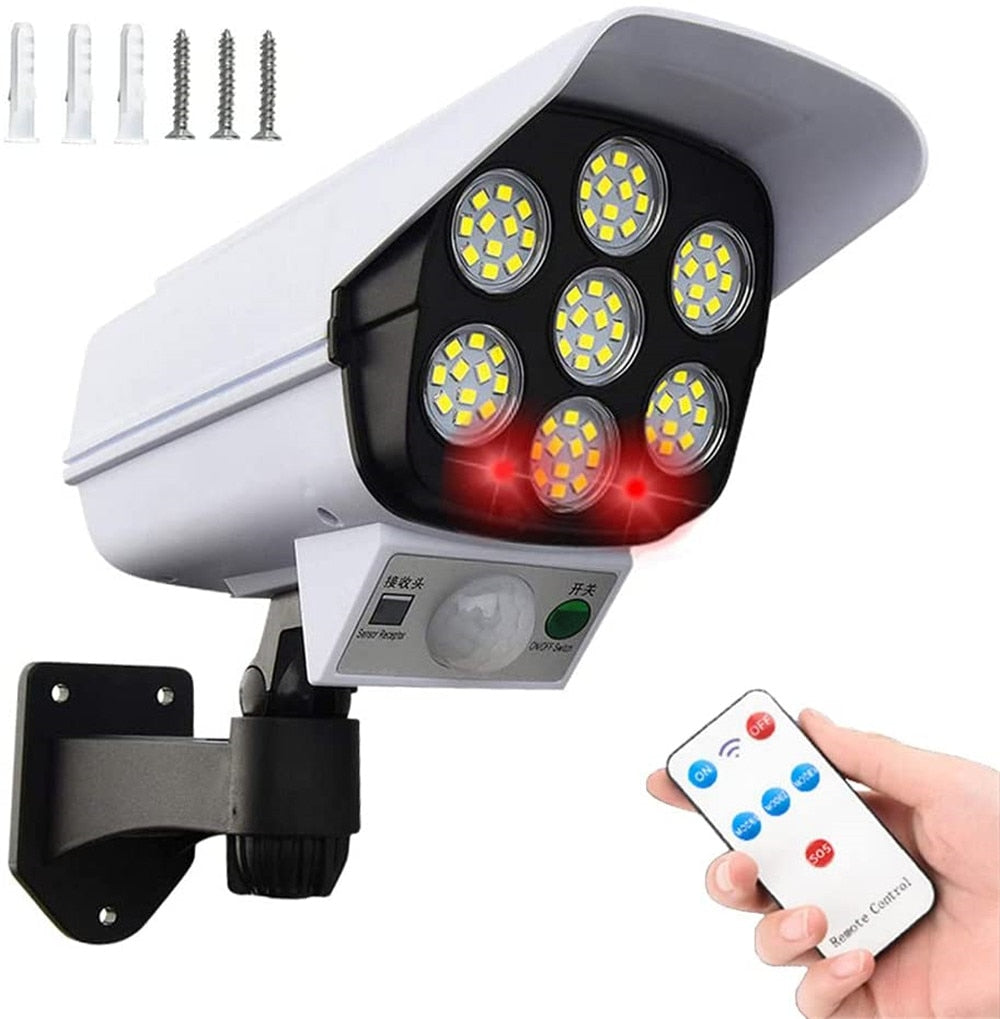 Sikunuo | Solar Motion Sensor Dummy Security Camera Light