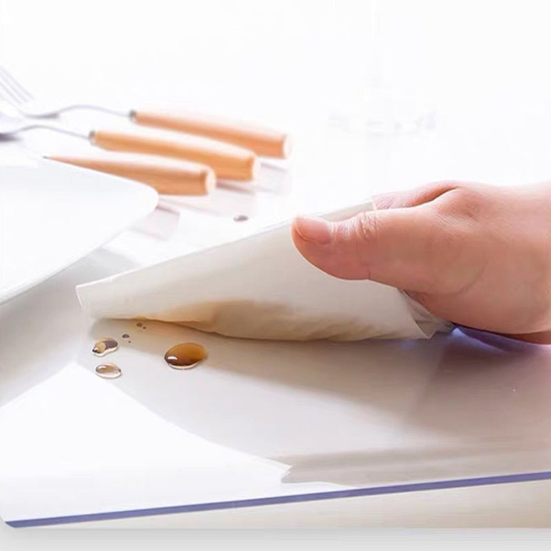 Sikunuo | Transparent Frosted PVS Table Protector