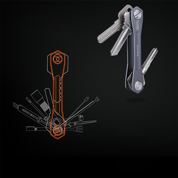Sikunuo | Smart Compact Keychain Organizer