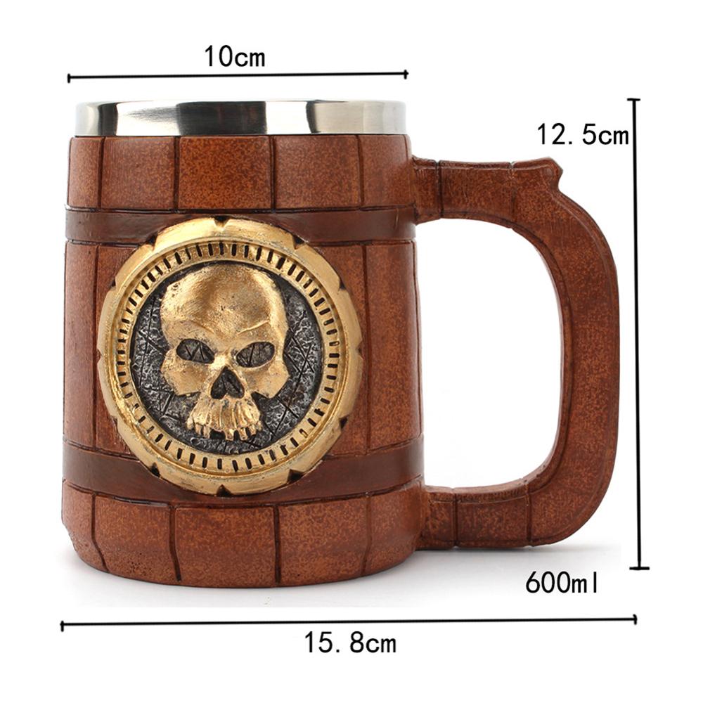 Sikunuo | Ancient Time Stainless Steel Wooden Mug