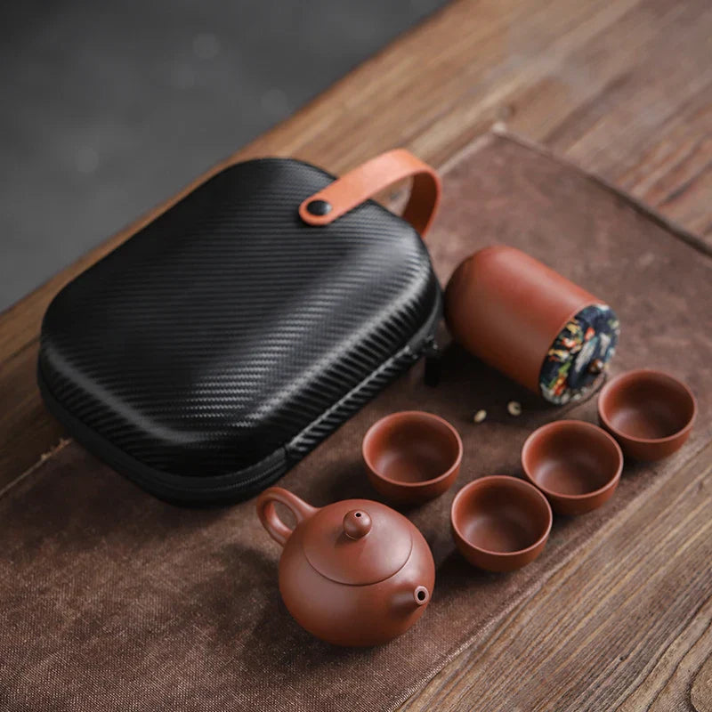 Sikunuo | Ceramic Gaiwan Portable Kung Fu Tea Gift Set