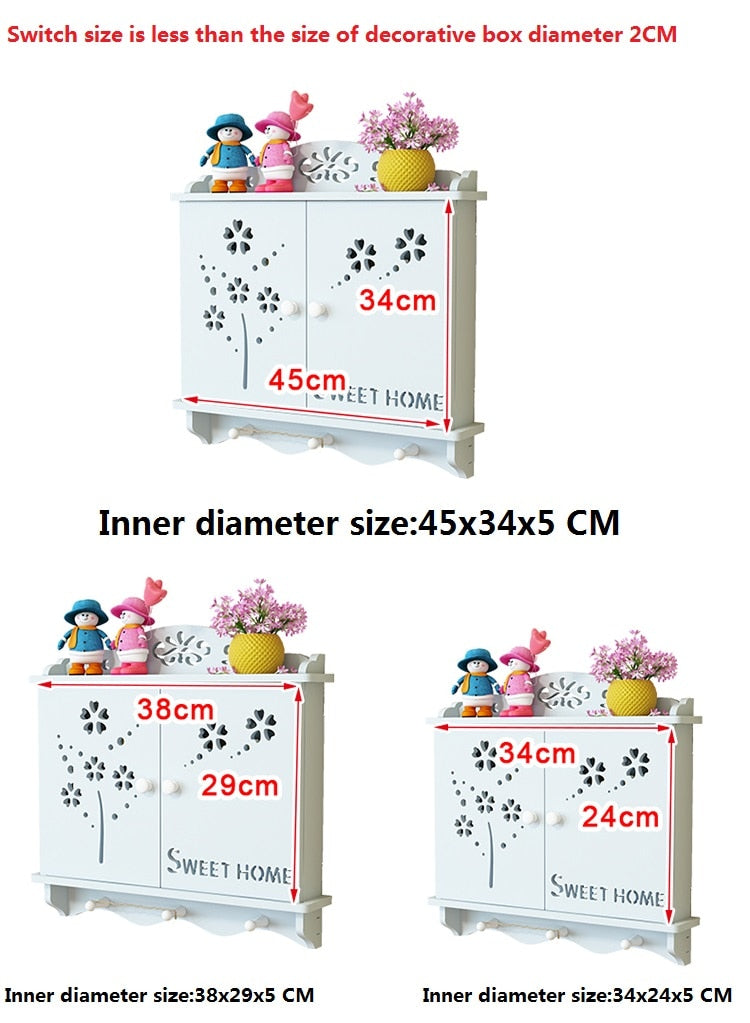 Sikunuo | Decorative Power Box Hider Storage Box