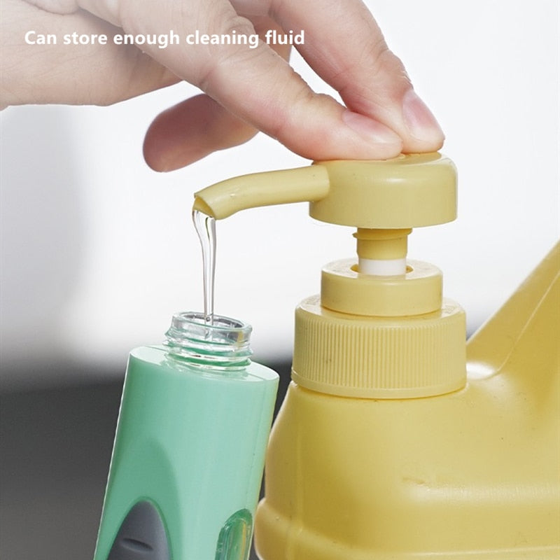Sikunuo | Soap Saver Long Handle Easy Dishwashing Brush