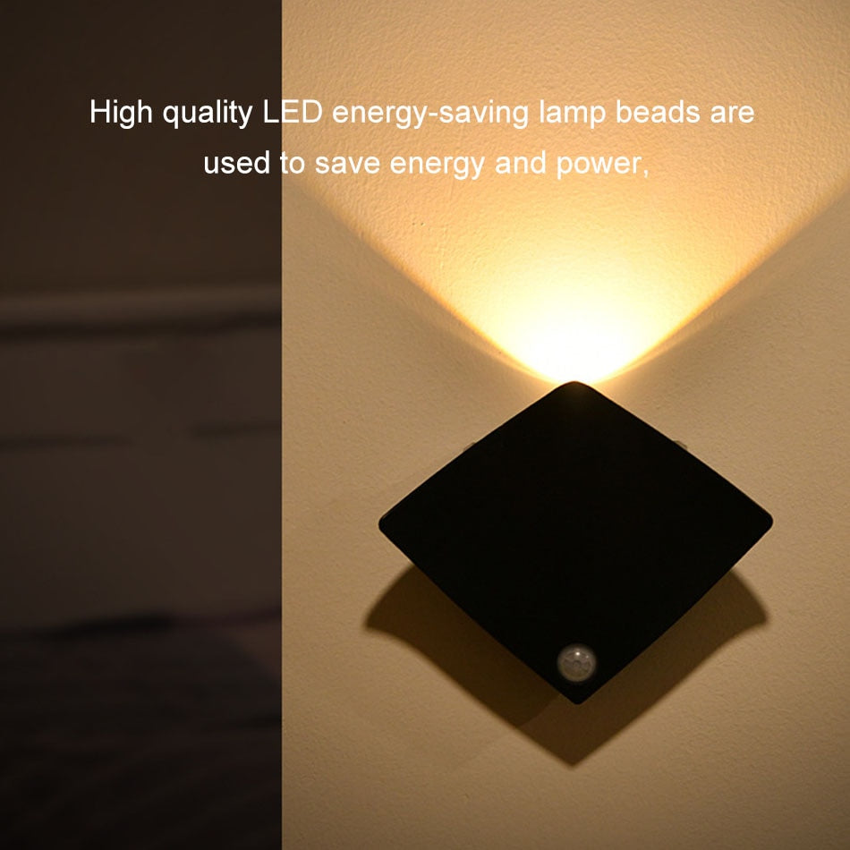 Sikunuo | Motion Sensor Wireless Indoor Wall Lamp