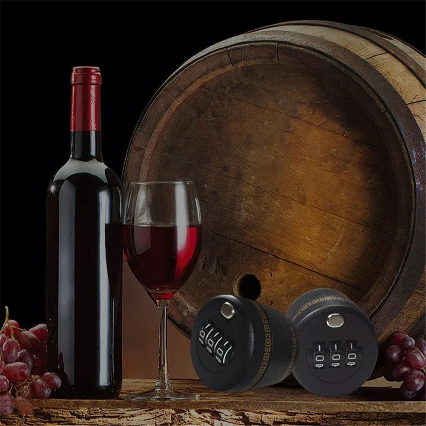 Sikunuo | Drink Safe Reusable Childproof Password Lock Wine Bottle Stopper