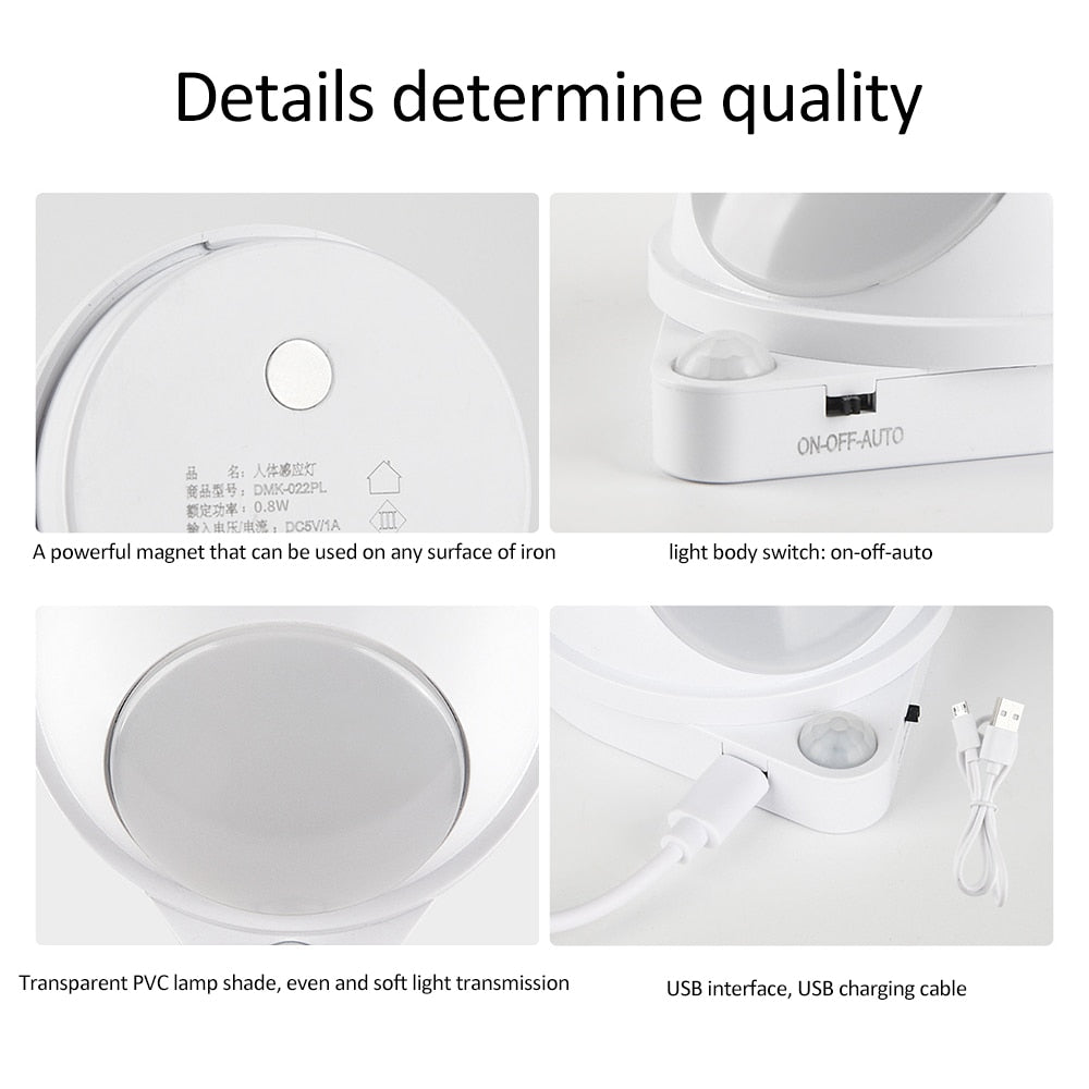 Sikunuo | 360 Rotating Water Drop Magnetic Night Lamp