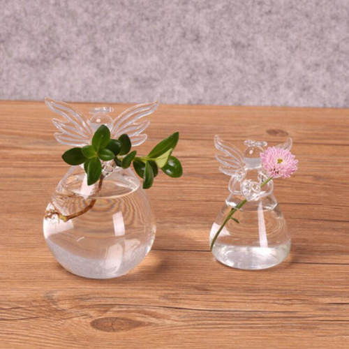 Sikunuo | Angel Time Transparent Glass Vase