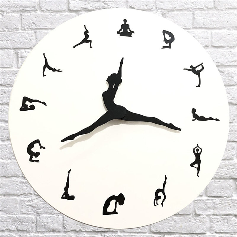 Sikunuo | Yoga Time Decorative Wall Clock
