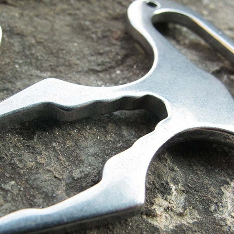 Sikunuo | Stainless Steel MultiFunctional Camping Wrench Tool