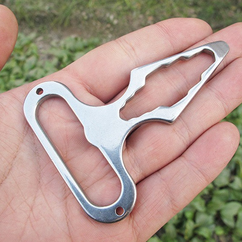 Sikunuo | Stainless Steel MultiFunctional Camping Wrench Tool