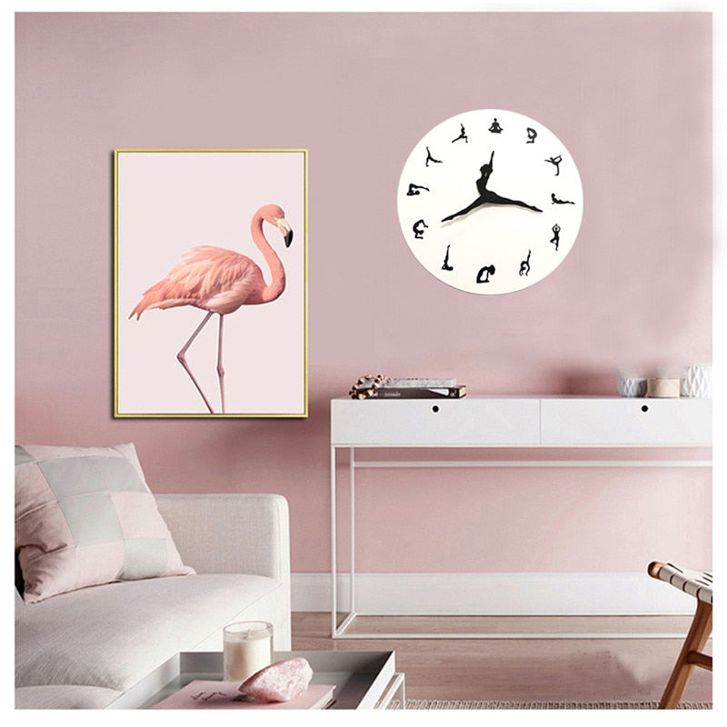 Sikunuo | Yoga Time Decorative Wall Clock