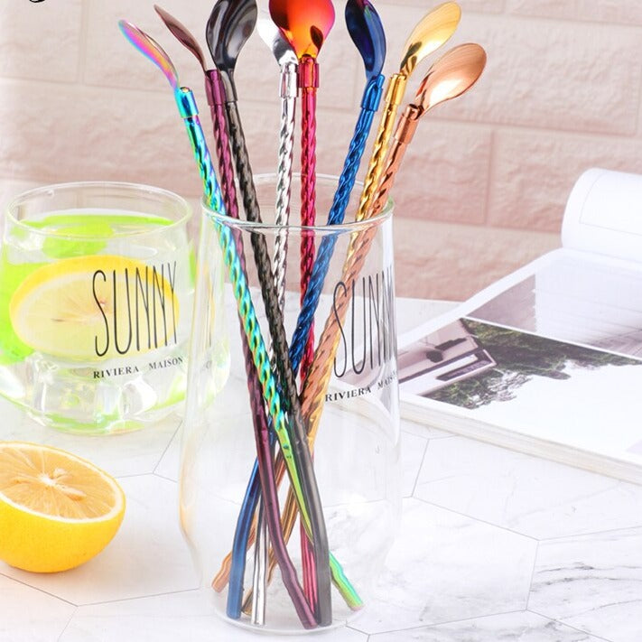Sikunuo | Reusable Long Handle Spoon Straw