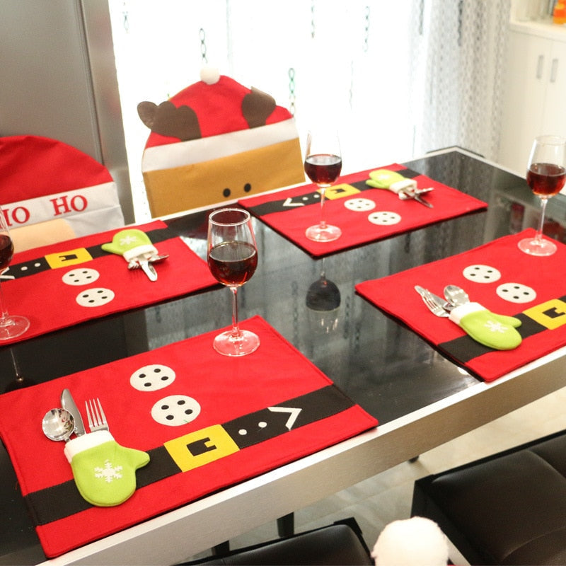 Sikunuo | Ho-Ho-Ho Santa Table Mats