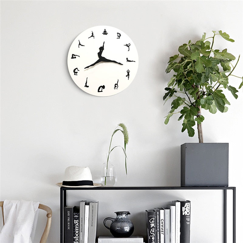 Sikunuo | Yoga Time Decorative Wall Clock