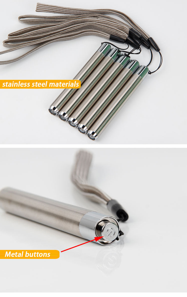 Sikunuo | Stainless Steel Mini Pocket Torch Lamp