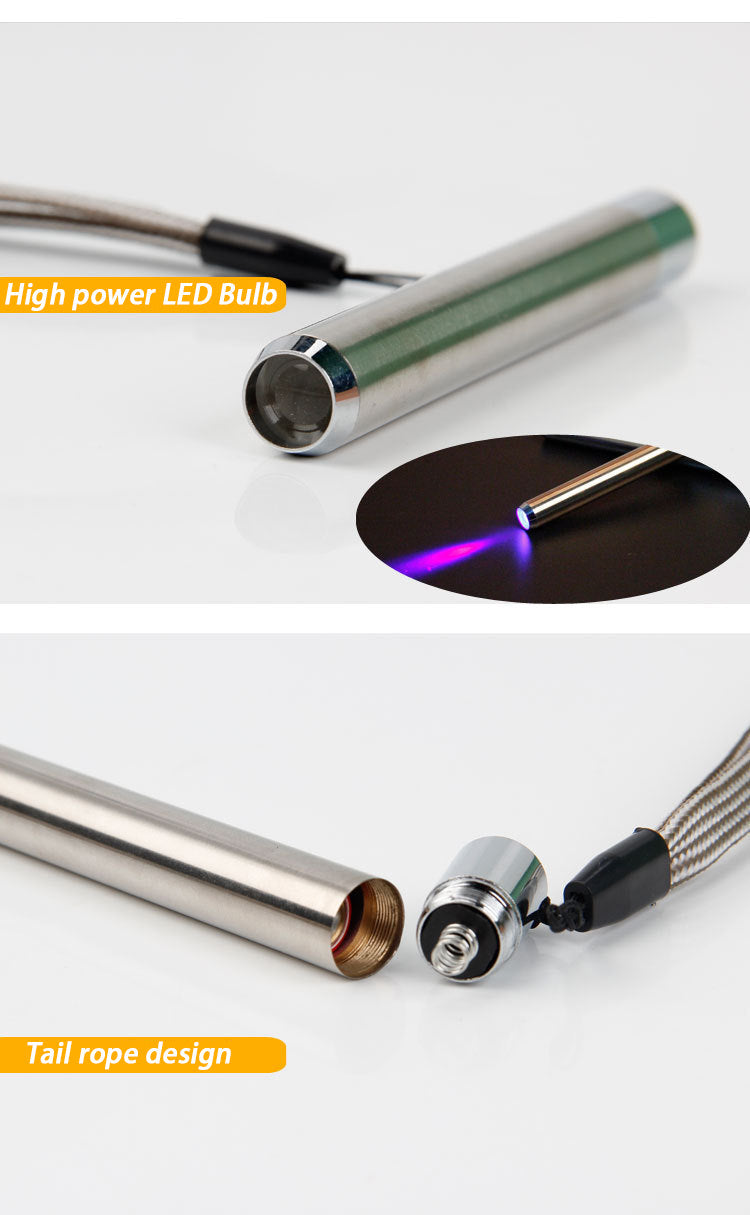 Sikunuo | Stainless Steel Mini Pocket Torch Lamp