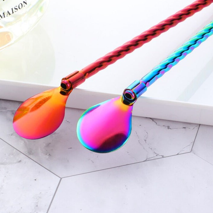 Sikunuo | Reusable Long Handle Spoon Straw