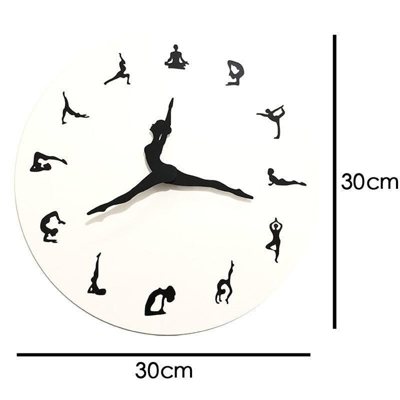 Sikunuo | Yoga Time Decorative Wall Clock