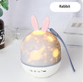 Sikunuo | LED Universe Stars Bunny Projector Night Light