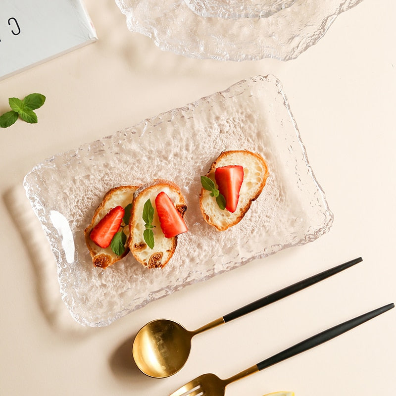 Sikunuo | Nordic Frozen Style Glass Plates
