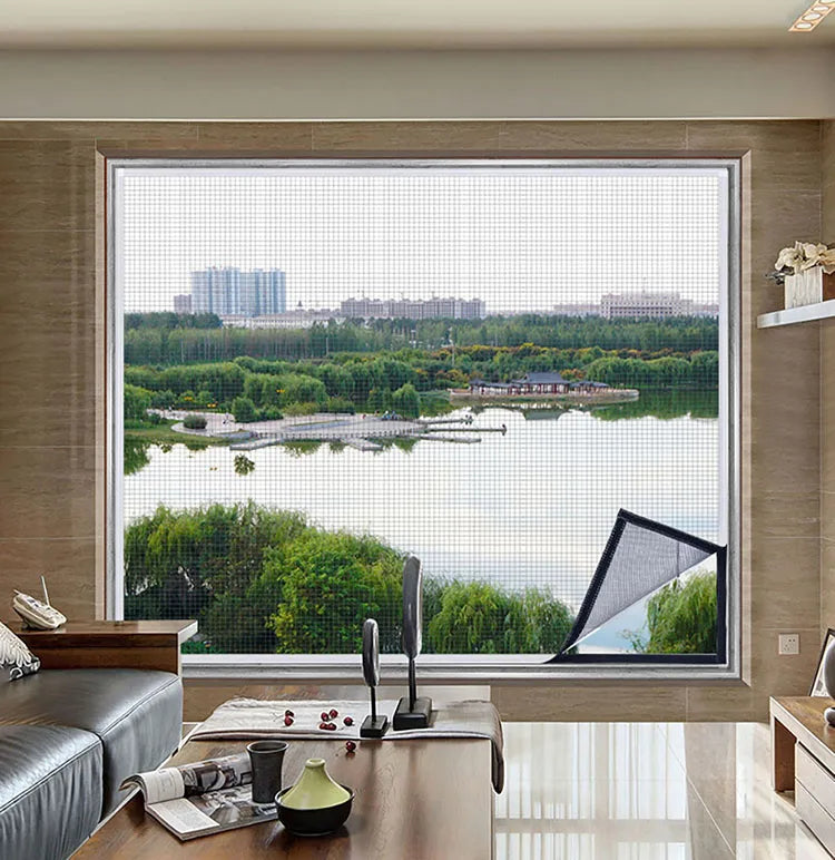Sikunuo | Adjustable Invisible Anti-Mosquito Washable Window Net