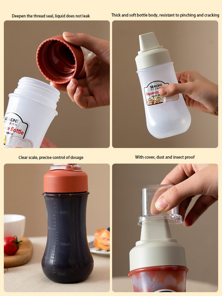 Sikunuo | Ketchup Oil Sauce Dispenser Bottle