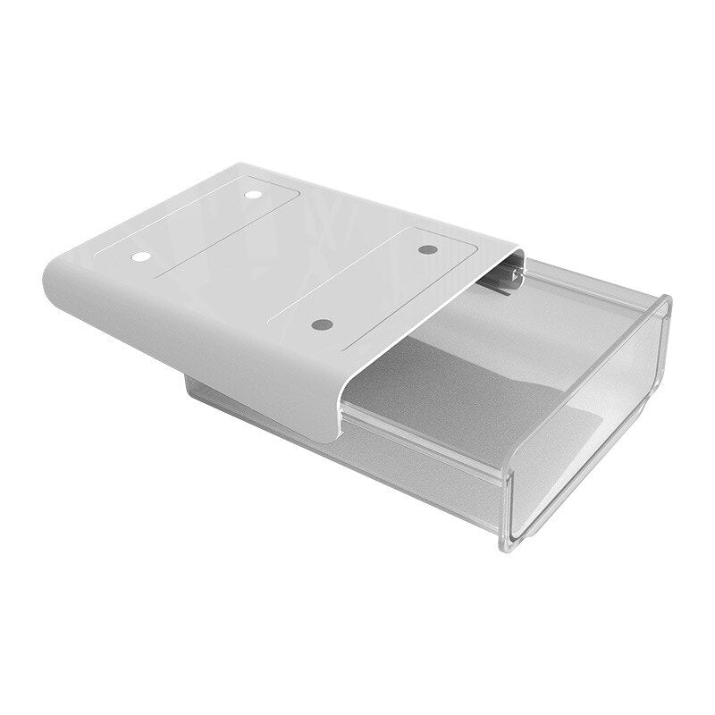 Sikunuo | Office Friendly Self-Adhesive Hidden Transparent Drawer