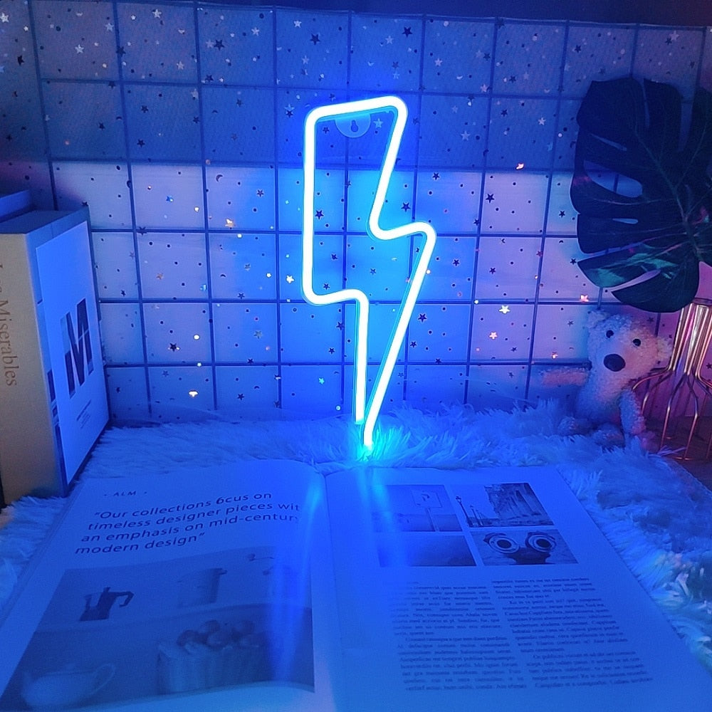 Sikunuo | Led Lightning Neon Sign Wall Decor