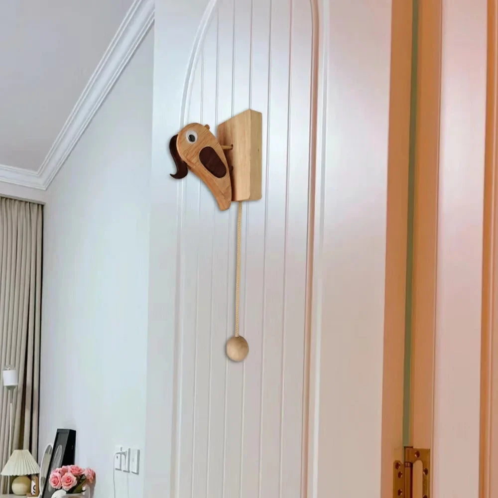 Sikunuo | Handcrafted Woodpecker Creative Doorbell