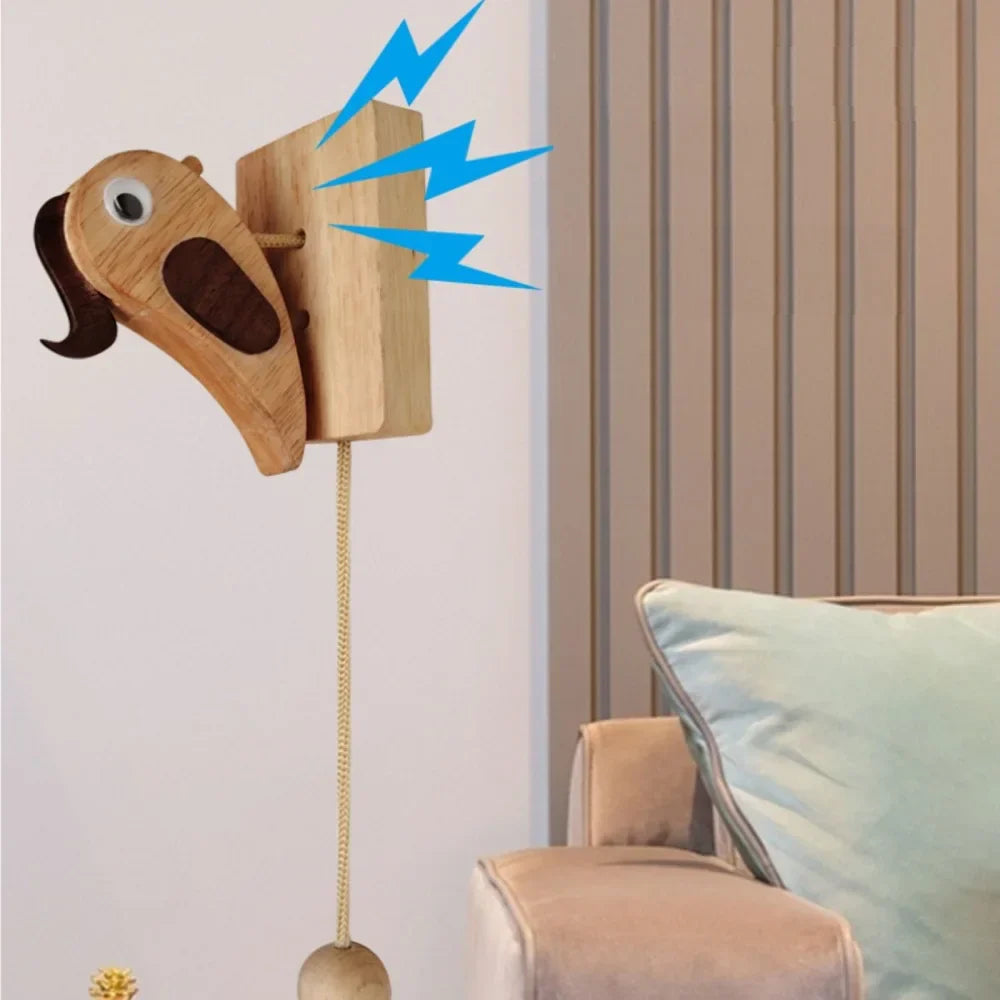 Sikunuo | Handcrafted Woodpecker Creative Doorbell