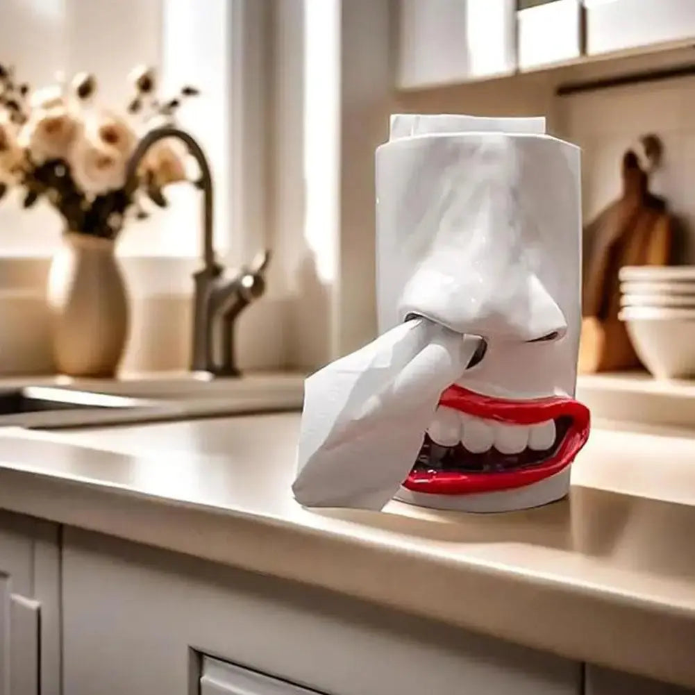 Sikunuo | Handcrafted funny face towel holder