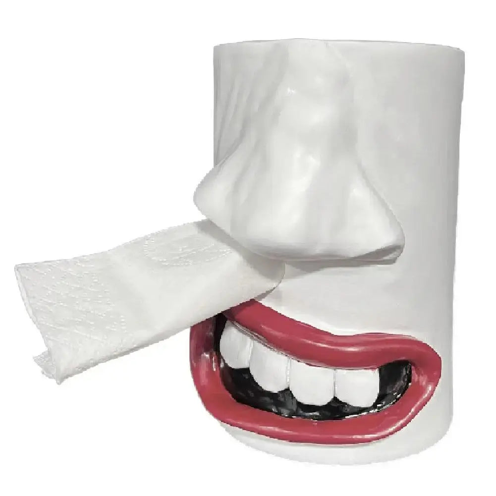 Sikunuo | Handcrafted funny face towel holder