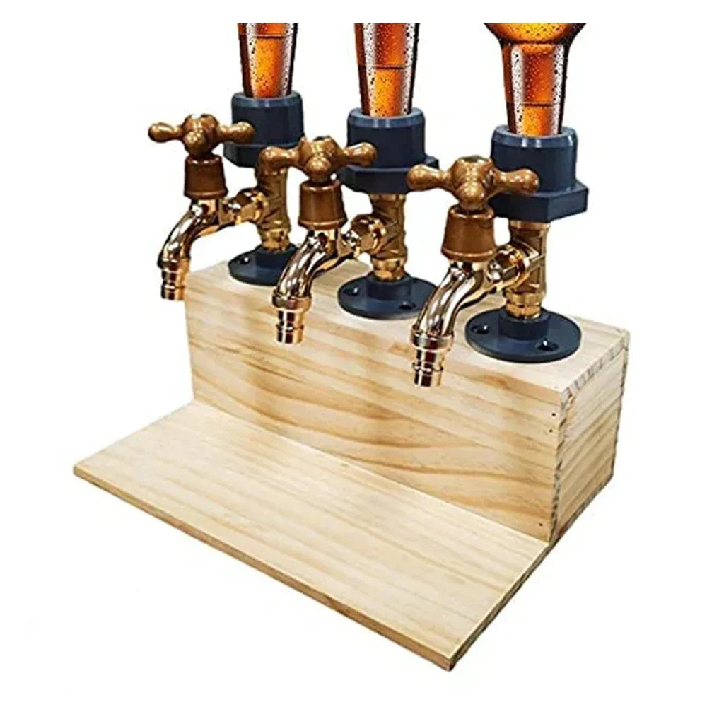 Sikunuo | Handcrafted Liquor Dispenser Made of Wood | Bar Accessories | Oktoberfest