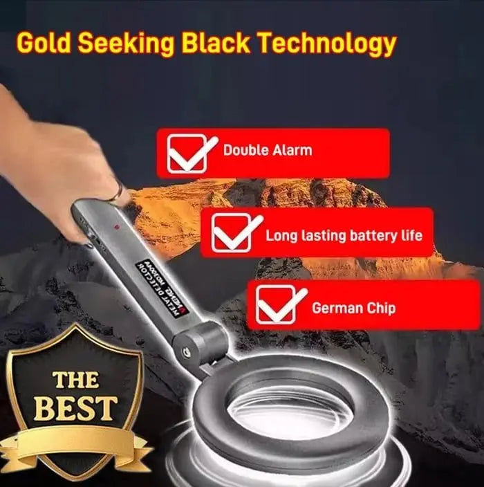 Sikunuo | High-Sensitivity Hand Metal Detector – Discover Hidden Treasures