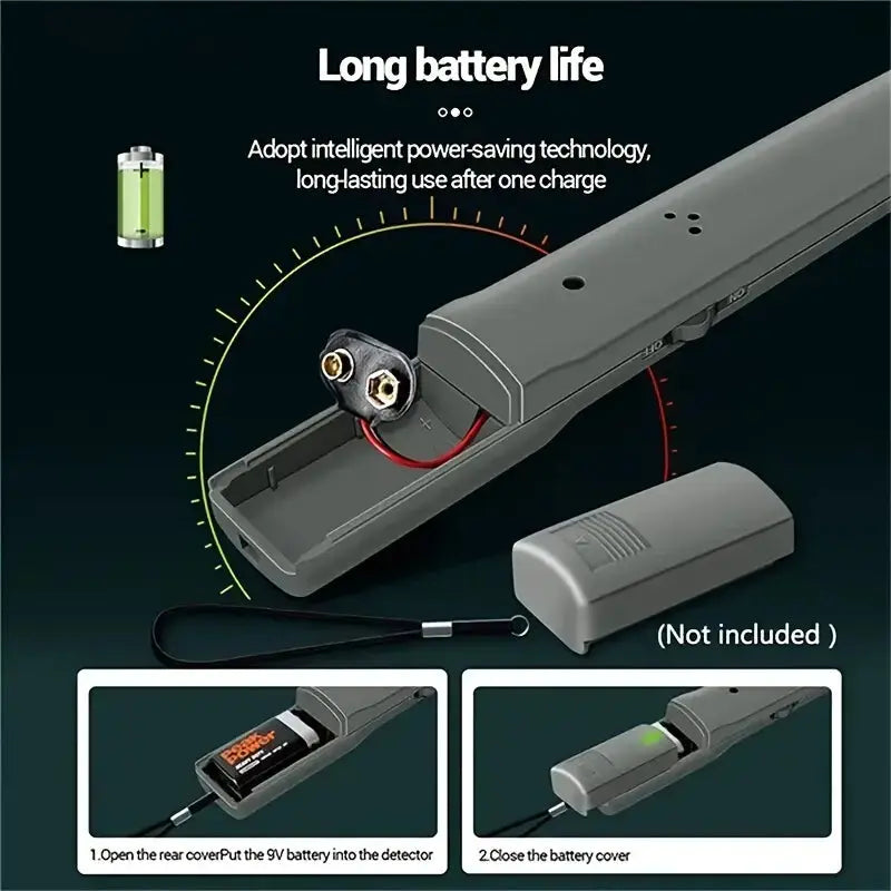 Sikunuo | High-Sensitivity Hand Metal Detector – Discover Hidden Treasures