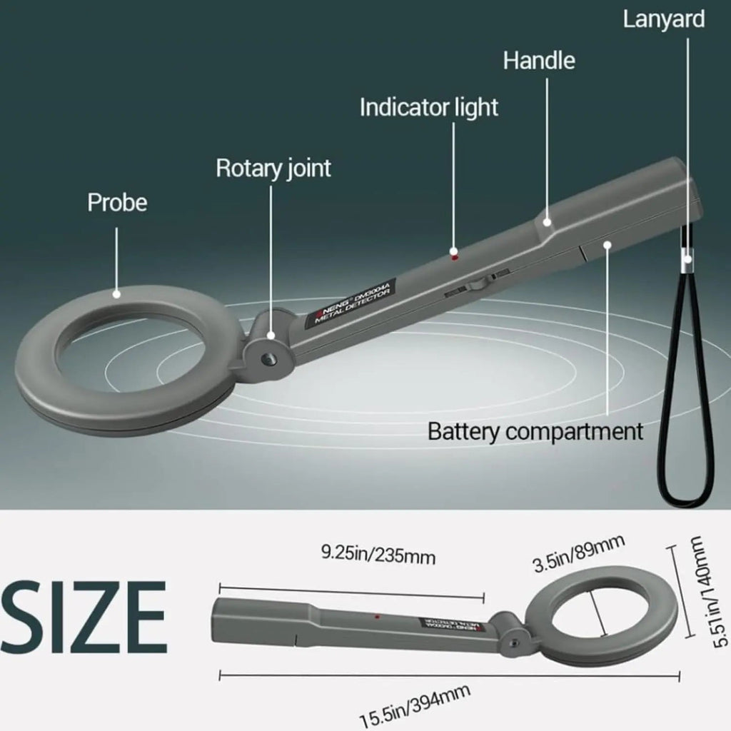 Sikunuo | High-Sensitivity Hand Metal Detector – Discover Hidden Treasures